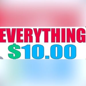 All items $10 or under, except Mother of the Son Dress & a few other items!